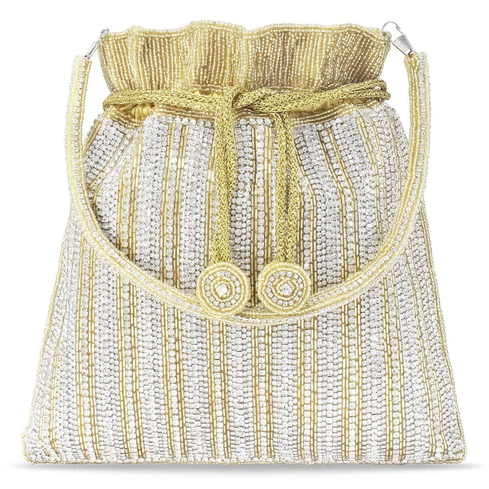 9578 Indian Potli Bags Gift Evening Bag Clutch Ethnic Bride Purse